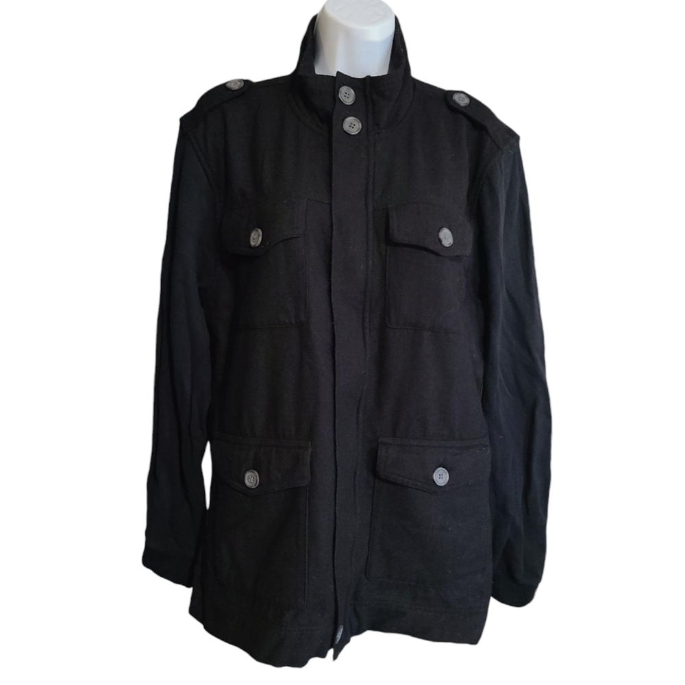 BANANA REPUBLIC men's black jacket L